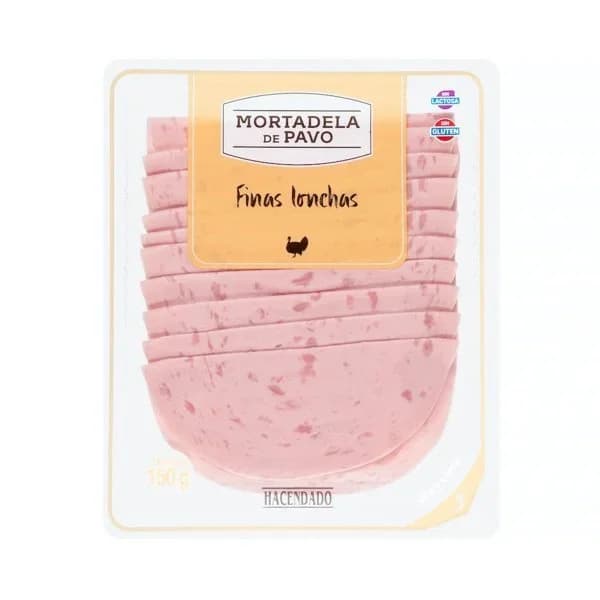 Mortadela de pavo Hacendado finas lonchas - 1 ud - Imagen del producto en Findit