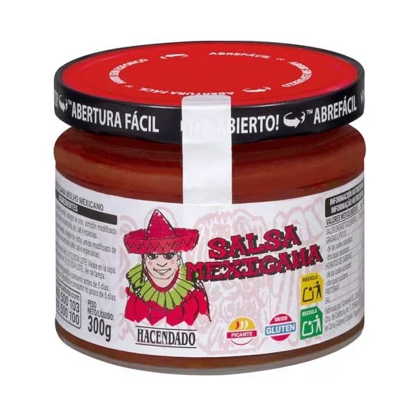 Salsa Mexicana Hacendado - 0.3 kg - Imagen del producto en Findit