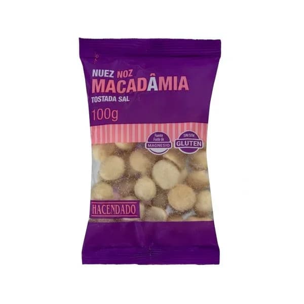 Nuez macadamia Hacendado tostada con sal - 0.1 kg - Imagen del producto en Findit