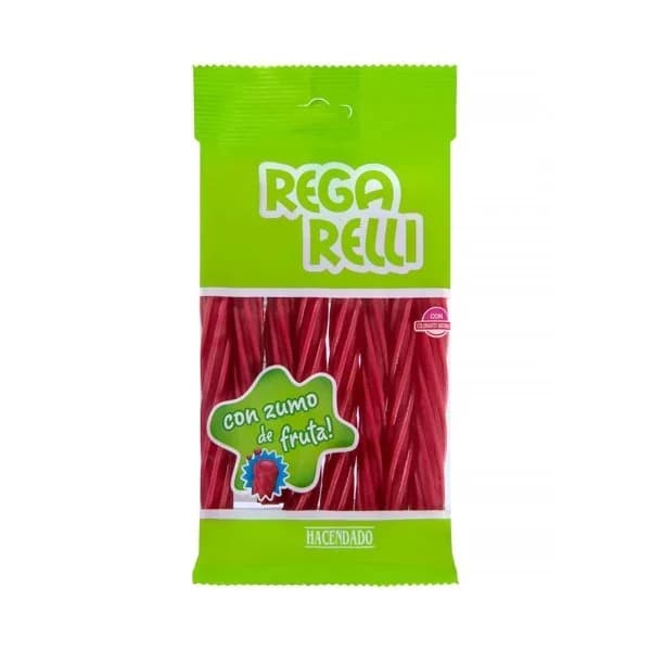 Golosinas Rega Relli Hacendado rellena con zumo de fruta - 0.15 kg - Imagen del producto en Findit