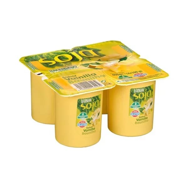 Postre de soja Hacendado sabor vainilla - 0.4 kg - Imagen del producto en Findit