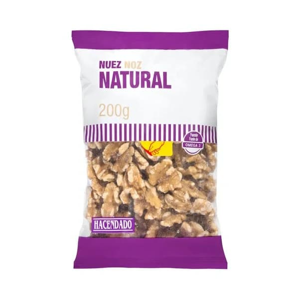 Nuez natural Hacendado pelada - 0.2 kg - Imagen del producto en Findit