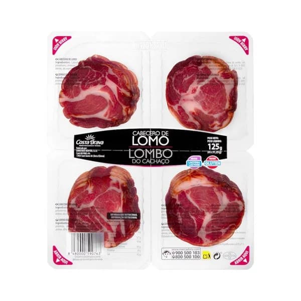 Cabecero de lomo Hacendado lonchas - 0.13 kg - Imagen del producto en Findit