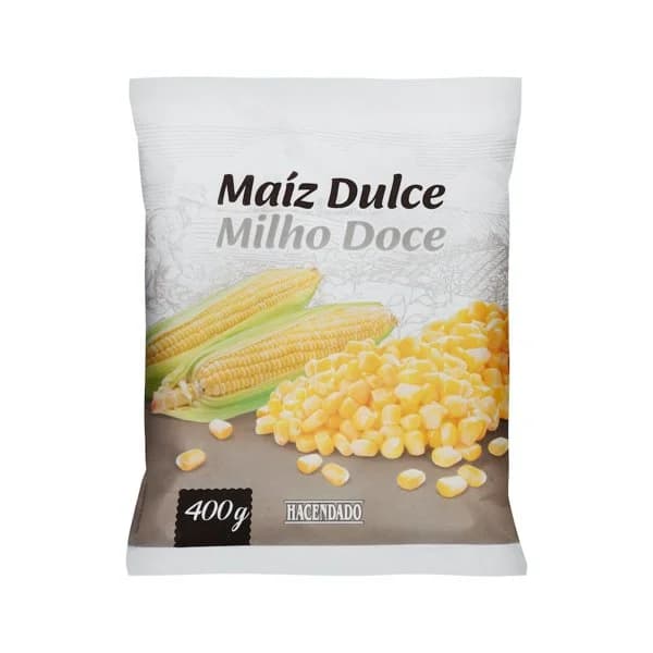 Maíz dulce Hacendado ultracongelado - 0.4 kg - Imagen del producto en Findit