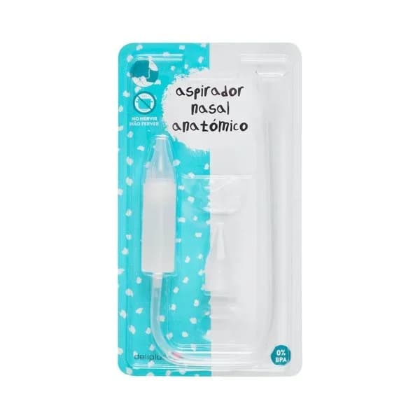 Aspirador nasal anatómico Deliplus +0 meses - 1 ud - Imagen del producto en Findit