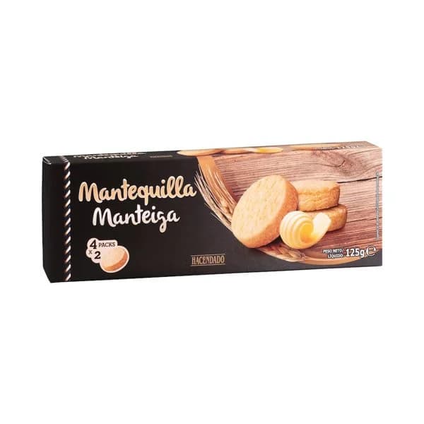 Galletas con mantequilla Hacendado - 0.13 kg - Imagen del producto en Findit