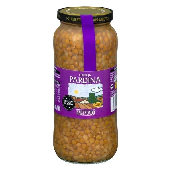 Lenteja cocida Hacendado - 0.4 kg - Imagen del producto en Findit