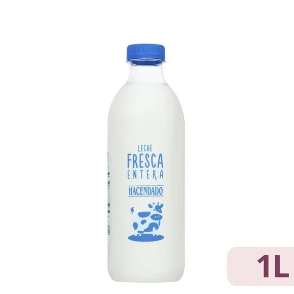 Leche entera fresca Hacendado - 1 l - Imagen del producto en Findit