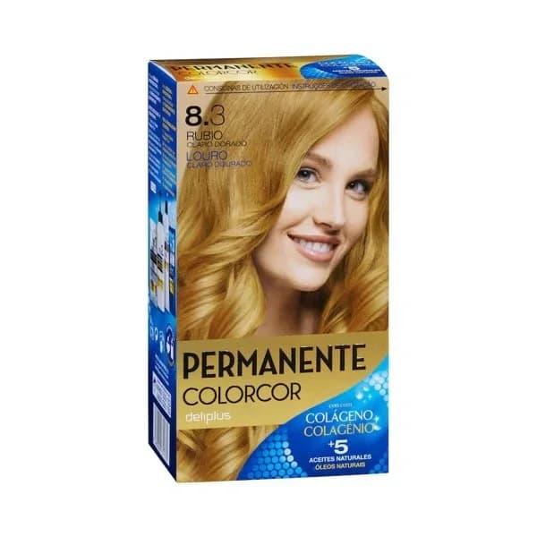 Coloración permanente 8.3 rubio claro dorado Deliplus - 1 ud - Imagen del producto en Findit