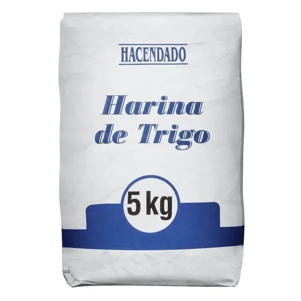 Harina de trigo grande Hacendado - 5 kg - Imagen del producto en Findit
