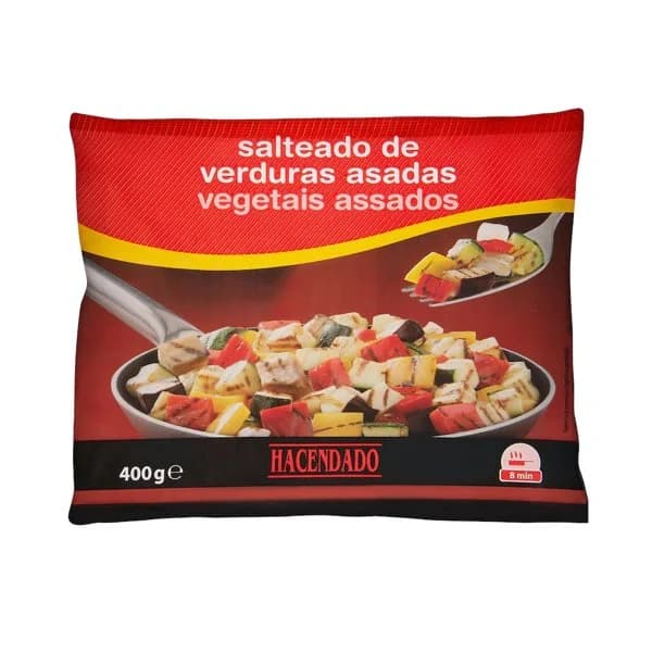 Salteado de verduras asadas Hacendado ultracongeladas - 0.4 kg - Imagen del producto en Findit