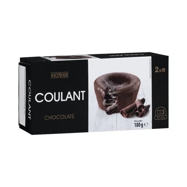 Coulant de chocolate Hacendado - 0.18 kg - Imagen del producto en Findit