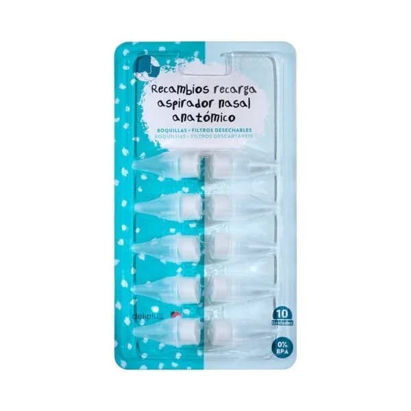 Recambios recarga aspirador nasal anatómico Deliplus - 1 ud - Imagen del producto en Findit