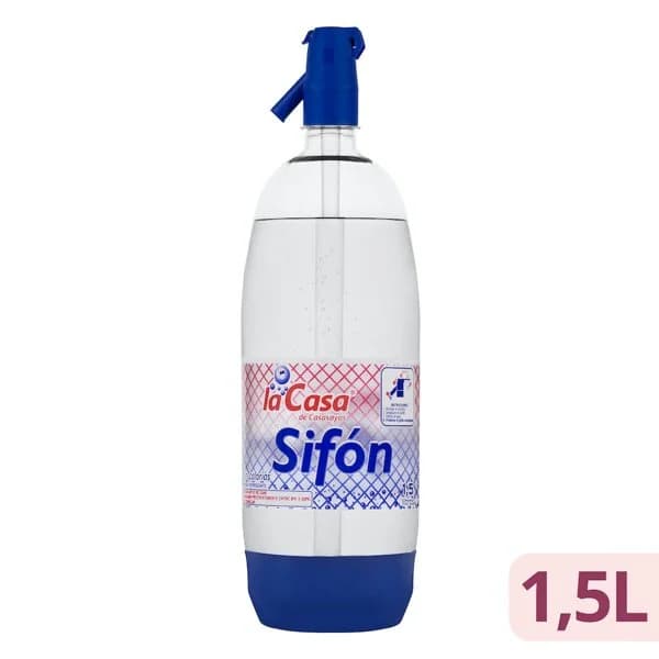 Agua de soda con sifón La Casa - 1.5 l - Imagen del producto en Findit