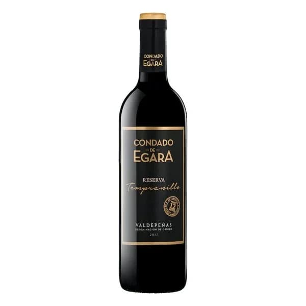 Vino tinto D.O Valdepeñas Condado de Egara reserva tempranillo - 1 ud - Imagen del producto en Findit