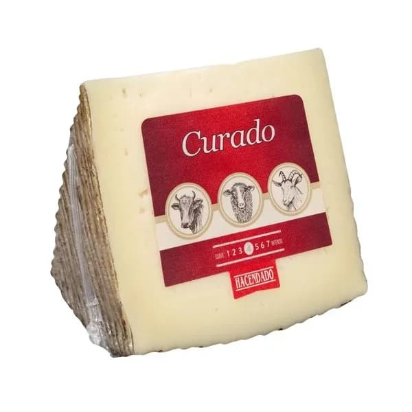 Queso curado mezcla Hacendado - 0.41 kg - Imagen del producto en Findit