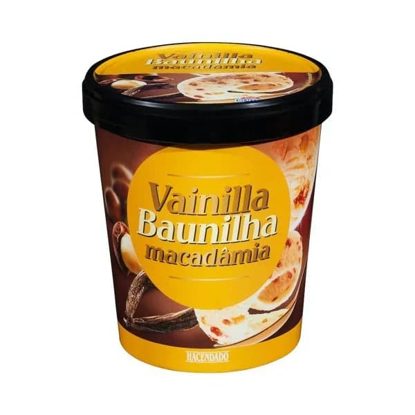 Helado vainilla y nueces de macadamia Hacendado - 1 ud - Imagen del producto en Findit