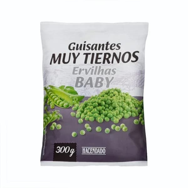 Guisante muy tierno Hacendado ultracongelado - 0.3 kg - Imagen del producto en Findit