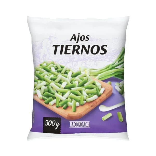 Ajo tierno Hacendado ultracongelado - 0.3 kg - Imagen del producto en Findit