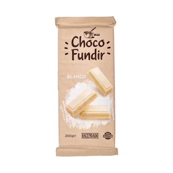 Chocolate blanco fundir Hacendado - 0.2 kg - Imagen del producto en Findit
