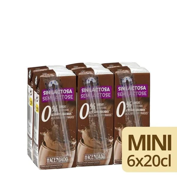 Batido de chocolate Hacendado 0% sin azúcares añadidos - 1.2 l - Imagen del producto en Findit