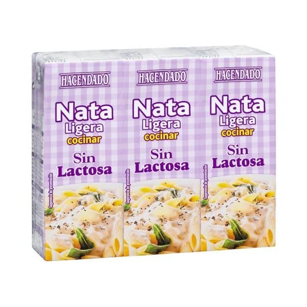 Nata ligera para cocinar sin lactosa Hacendado - 0.6 l - Imagen del producto en Findit