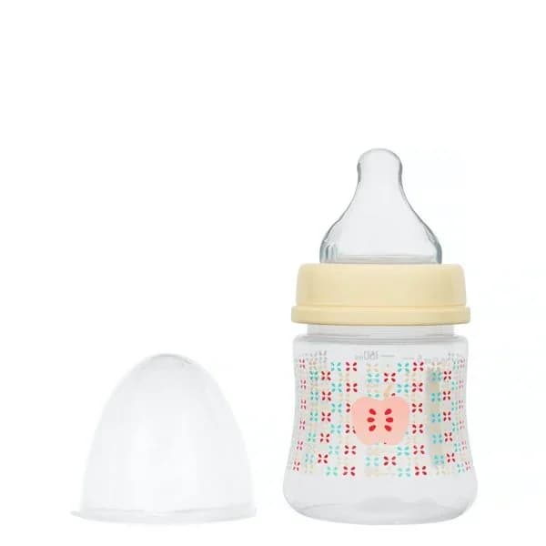 Biberón 150 ml tetina silicona flujo lento Deliplus +0 meses - 1 ud - Imagen del producto en Findit