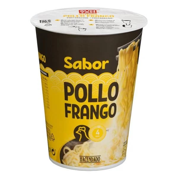Fideos orientales sabor pollo Hacendado - 0.06 kg - Imagen del producto en Findit
