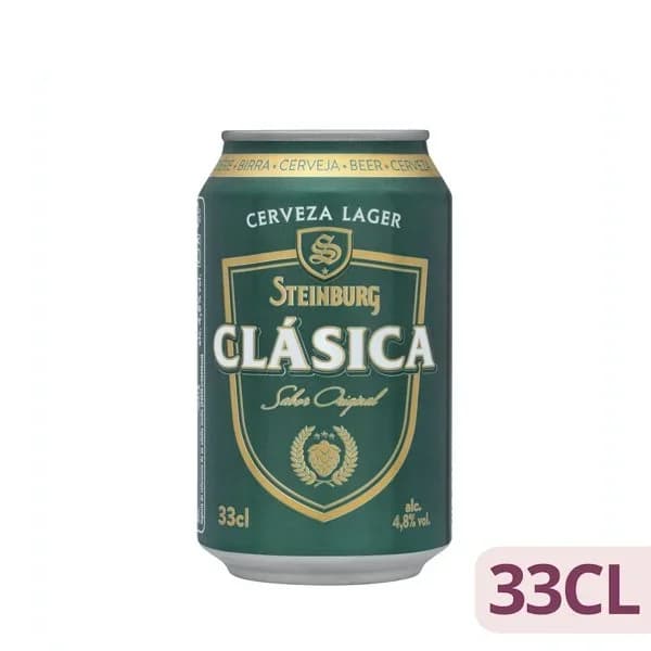 Cerveza Clásica Steinburg - 0.33 l - Imagen del producto en Findit