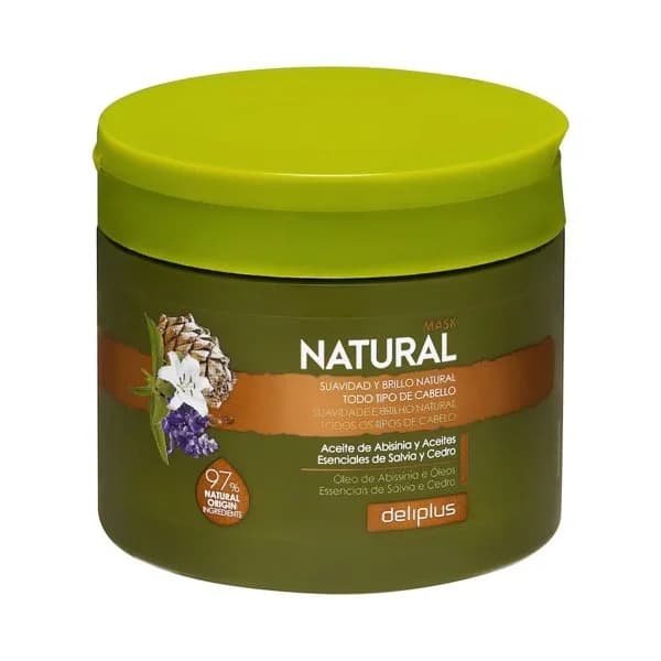 Mascarilla Natural Deliplus todo tipo de cabello - 0.4 l - Imagen del producto en Findit