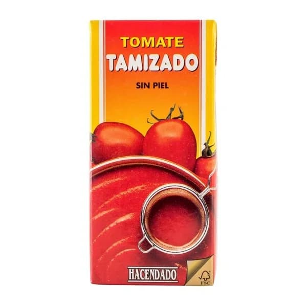 Tomate tamizado sin piel Hacendado - 0.39 kg - Imagen del producto en Findit