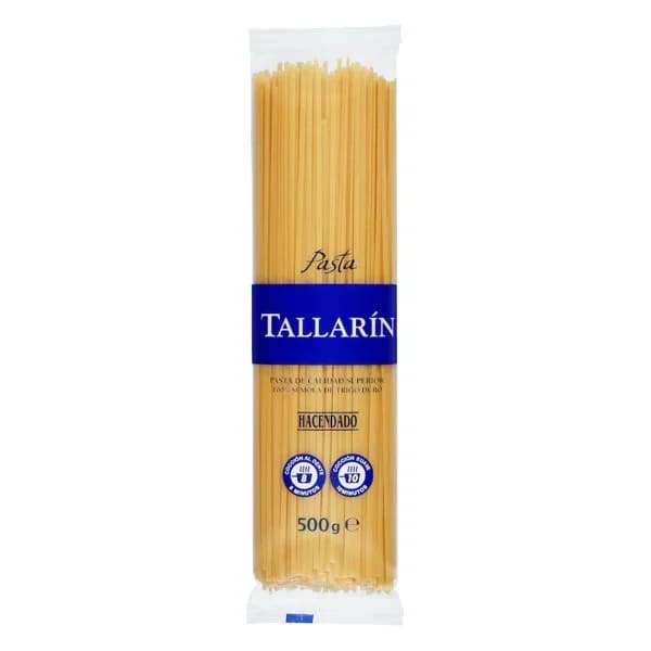 Tallarines Hacendado - 0.5 kg - Imagen del producto en Findit