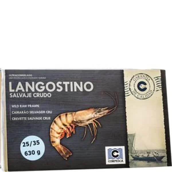 Langostino salvaje congelado 630 g - 0.63 kg - Imagen del producto en Findit