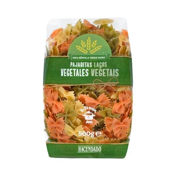 Pajaritas vegetales Hacendado - 0.5 kg - Imagen del producto en Findit