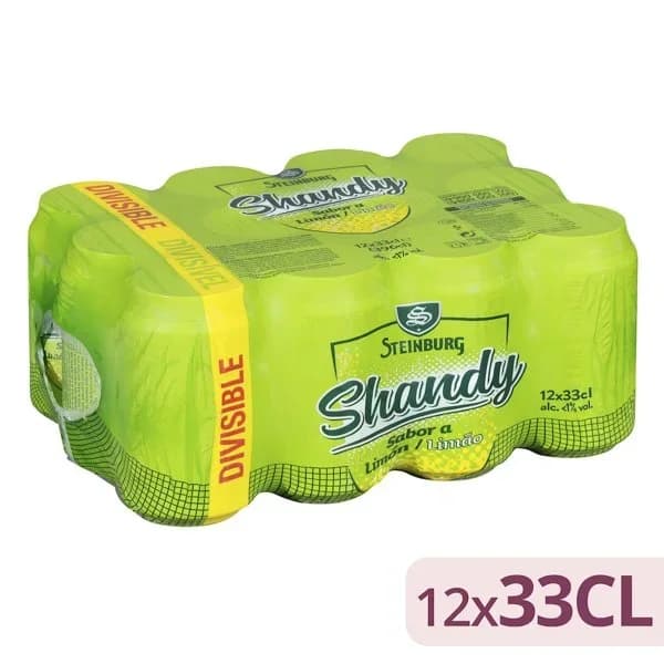 Cerveza Shandy Steinburg sabor limón - 3.96 l - Imagen del producto en Findit