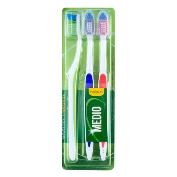 Cepillo dental Medio Deliplus - 1 ud - Imagen del producto en Findit