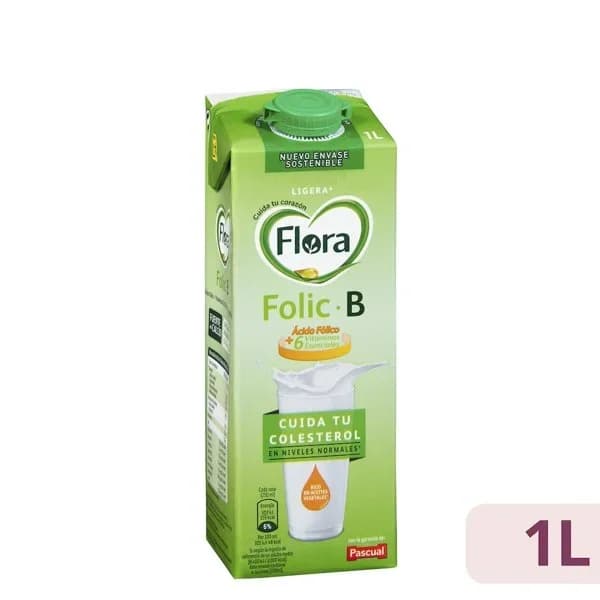 Preparado lácteo ligero FLORA FLORICB, brik 1 litro - 1 l - Imagen del producto en Findit