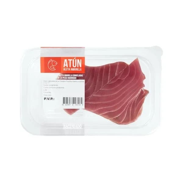 Rodajas de atún de aleta amarilla Hacendado congelado - 0.25 kg - Imagen del producto en Findit