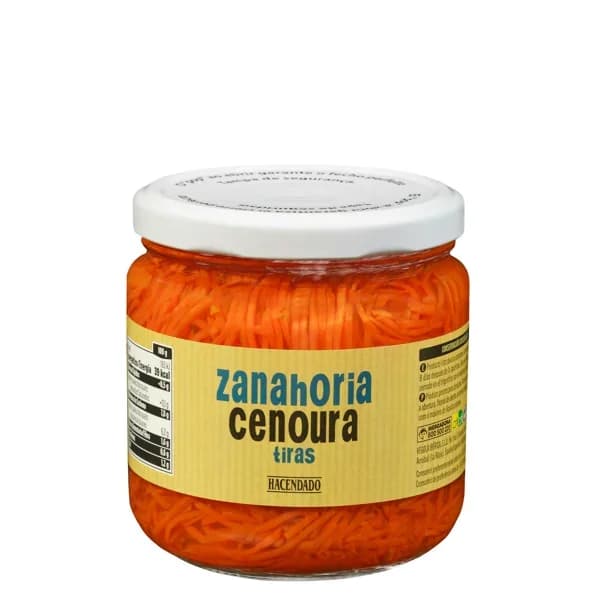 Zanahoria en tiras Hacendado - 0.23 kg - Imagen del producto en Findit