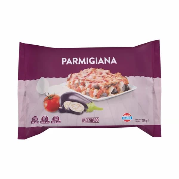 Parmigiana de berenjena Hacendado congelada - 0.35 kg - Imagen del producto en Findit