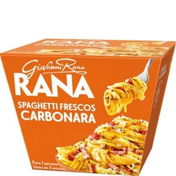 Spaghetti a la carbonara 1 ración 357 g - 0.36 kg - Imagen del producto en Findit
