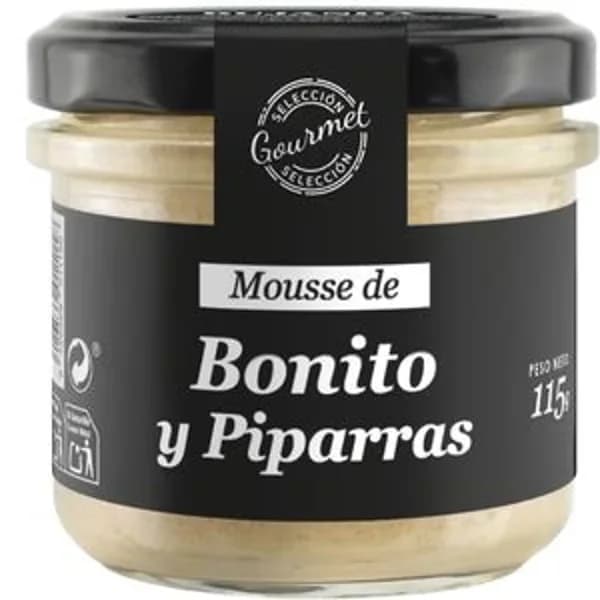 Mousse bonito y piparra 115 g - 0.11 kg - Imagen del producto en Findit