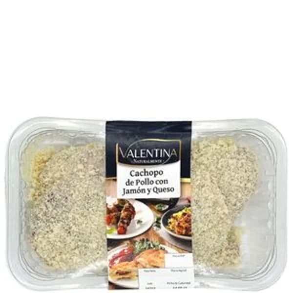 Cachopo de pollo con jamón y queso - 1 kg - Imagen del producto en Findit