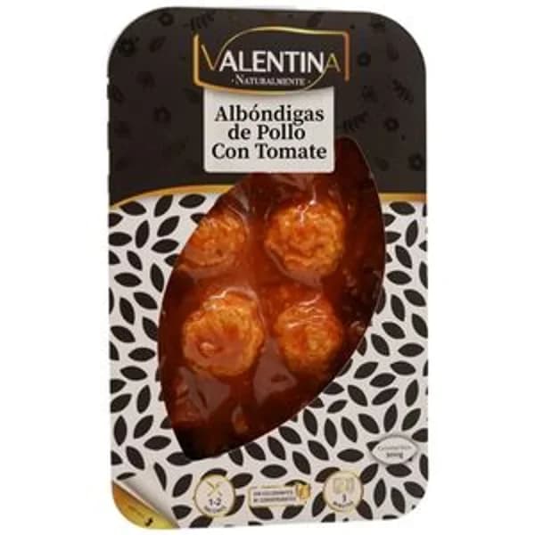 Albóndigas de pollo con tomate natural 300gr - 0.3 kg - Imagen del producto en Findit