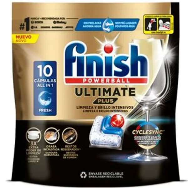Lavavajllas ultimate plus 10 pastillas - 10 ud - Imagen del producto en Findit