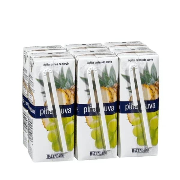 Zumo de piña y uva Hacendado - 1.2 l - Imagen del producto en Findit