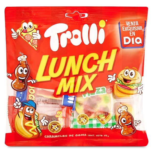 Golosinas lunch mix Trolli bolsa 83 g - 0.08 kg - Imagen del producto en Findit