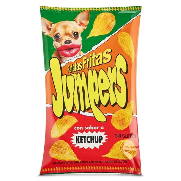 Patatas fritas sabor ketchup Jumpers bolsa 110 g - 0.11 kg - Imagen del producto en Findit