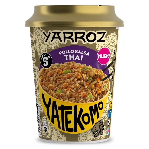 Yarroz con pollo y salsa thai Gallina Blanca Yatekomo 83 g - 0.08 kg - Imagen del producto en Findit