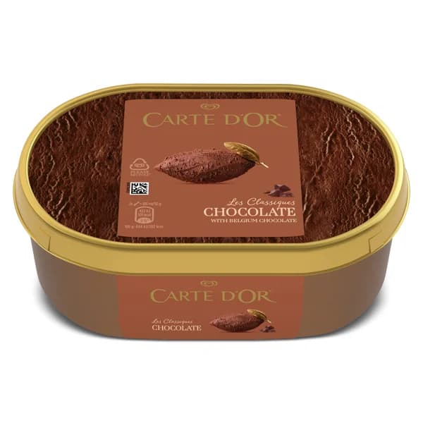 Helado de chocolate Carte D'Or tarrina 500 g - 0.5 kg - Imagen del producto en Findit